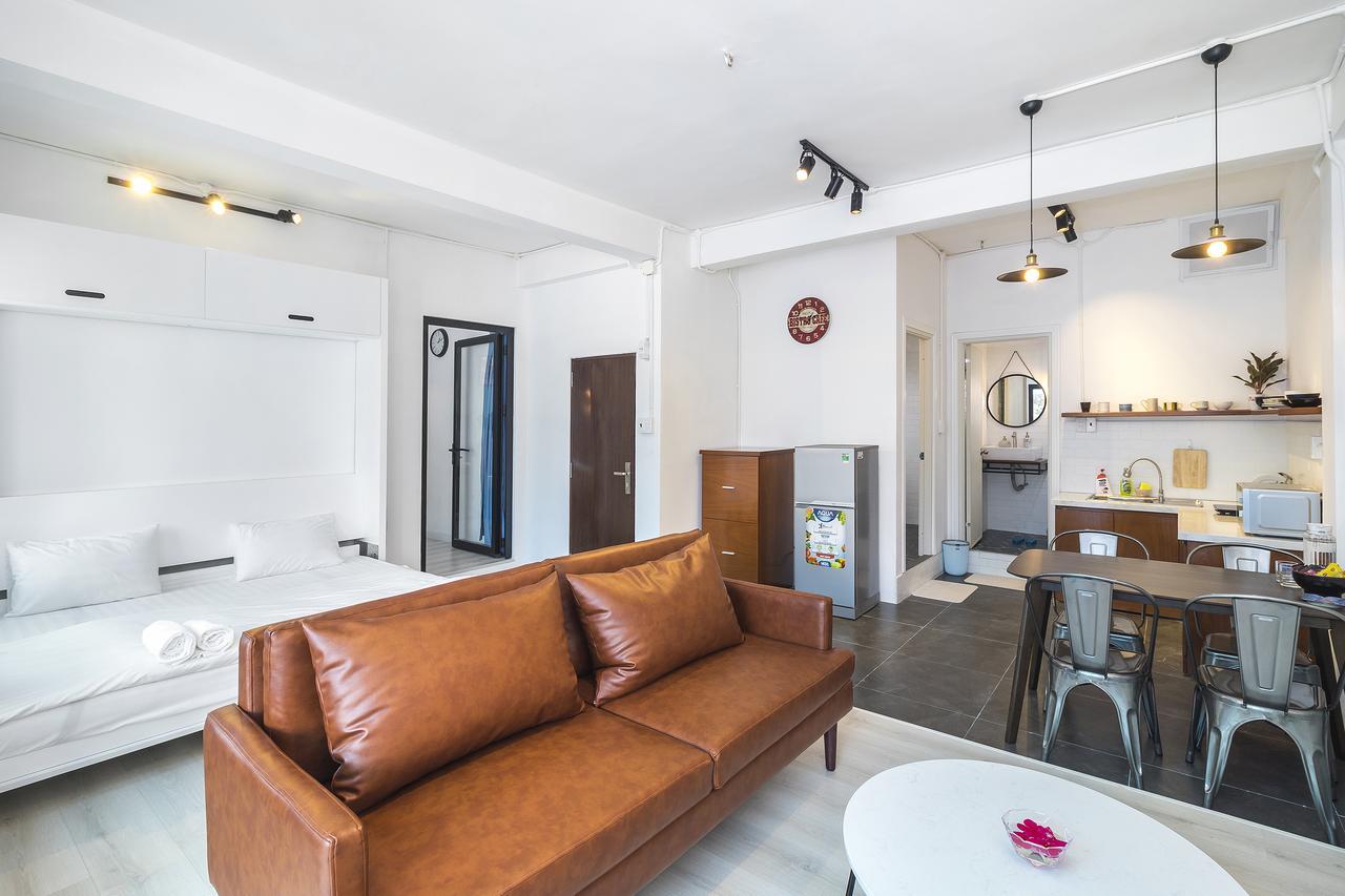 Scandinavian Apartment With Balcony In Bui Vien Bandar Ho Chi Minh Luaran gambar