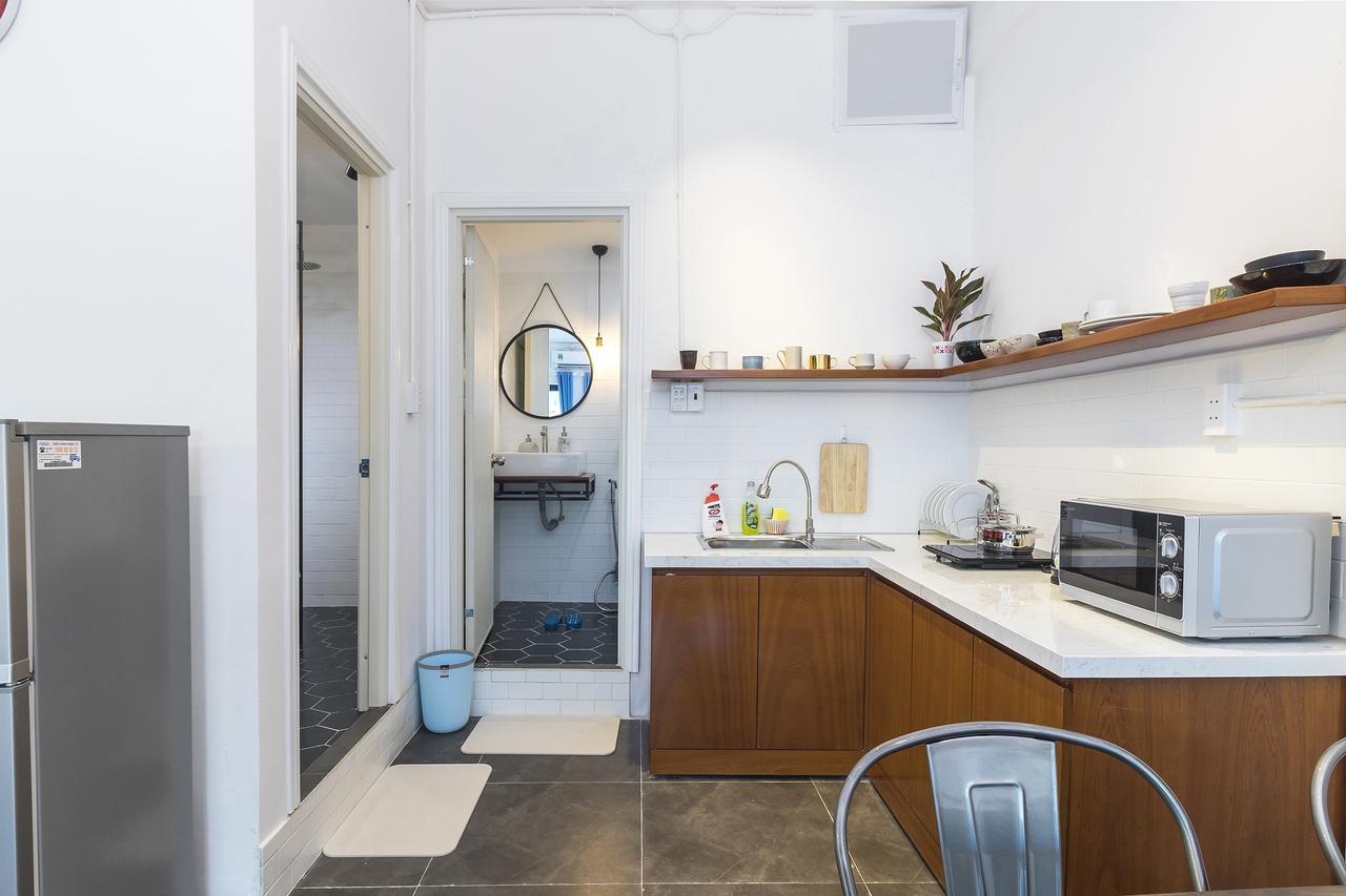 Scandinavian Apartment With Balcony In Bui Vien Bandar Ho Chi Minh Luaran gambar