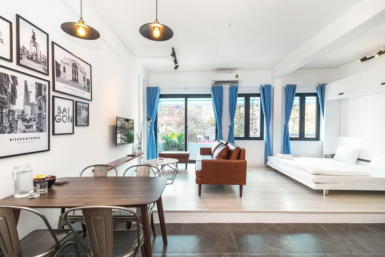 Scandinavian Apartment With Balcony In Bui Vien Bandar Ho Chi Minh Luaran gambar